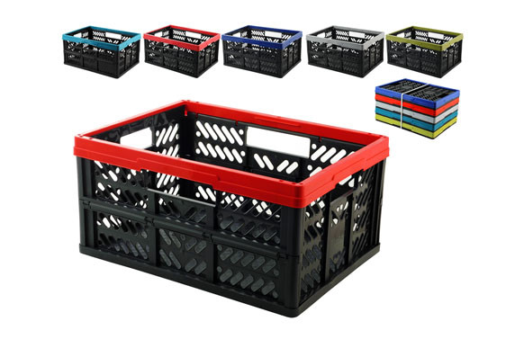 CAJA PLEGABLE 32L 46X35X24CM SURTIDAS