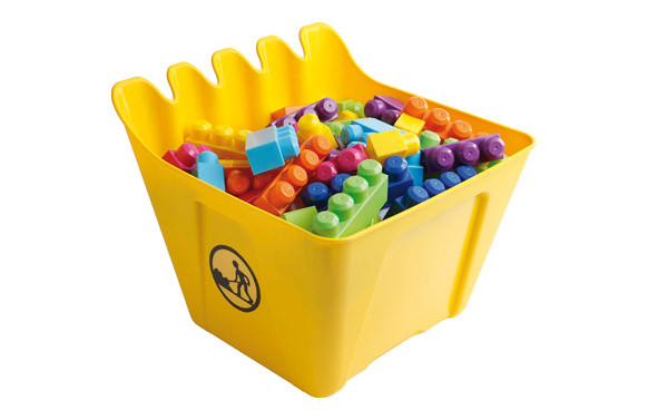 CAJA ORDENACION INFANTIL TACTOBOX 48L AMARILLO