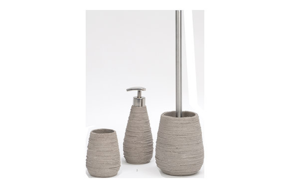 ESCOBILLA BANO CONICA SAND ANDREA GRIS