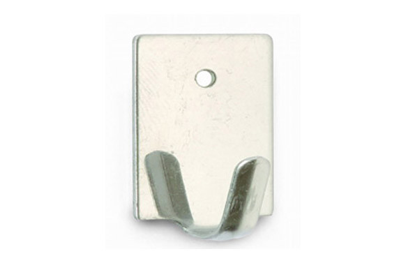 MINI COLGADOR ADHESIVO 17 X 26 MM ACERO INOXIDABLE 4 UDS
