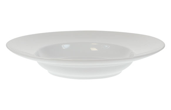 PLATO PORCELANA BLANCA COUPE PASTA 30 CM