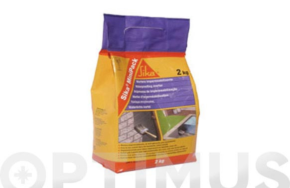 MORTERO IMPERMEABILIZANTE MINIPACK 5 KG GRIS