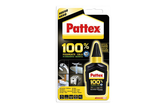 PEGAMENTO COLA PATTEX 100% BOTELLA 50GR