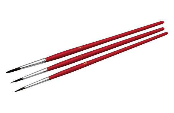 PINCEL PARA ACUARELA SET 3 UDS Nº 4-6-8