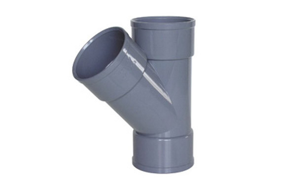 DERIVACION SIMPLE HEMBRA-HEMBRA 45º PVC EVACUACION DS-01 Ø 32