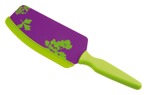 CUCHILLO-ESPATULA LILA/VERDE