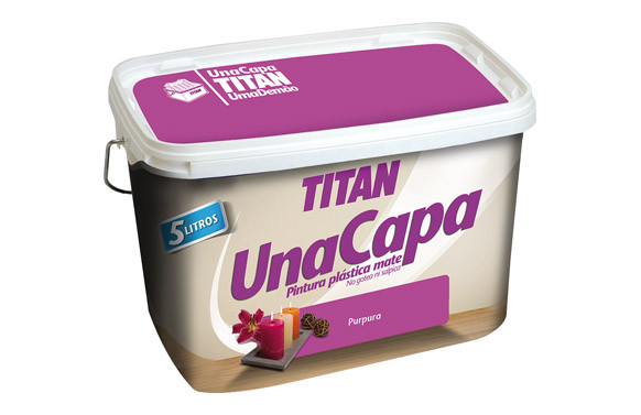 PINTURA PLASTICA MATE UNA CAPA PURPURA-2,5 LT