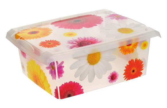 CAJA FASHION BOX PINK FLOWERS 10L-2707.99D