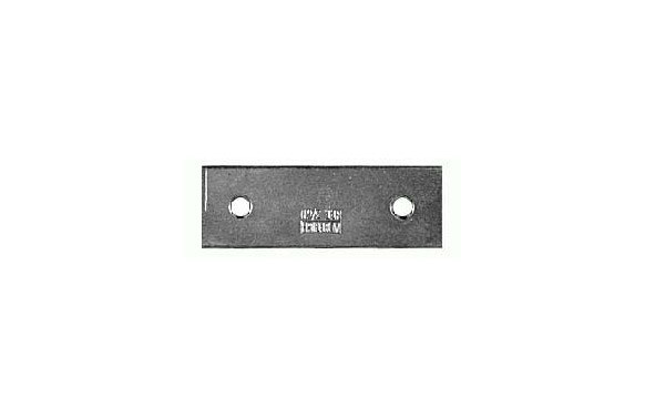 PLACA CARTELA 2 AGUJEROS 60 MM CINCADO