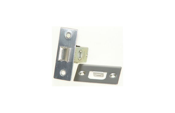 PICAPORTE LATONADO MUELLE DOBLE 45 MM CANTO RECTO