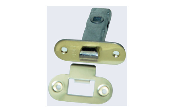 PICAPORTE LATONADO MUELLE DOBLE 45 MM CANTO ROMO