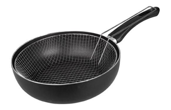 SARTEN CON CESTILLO INDUCTA 18 CM