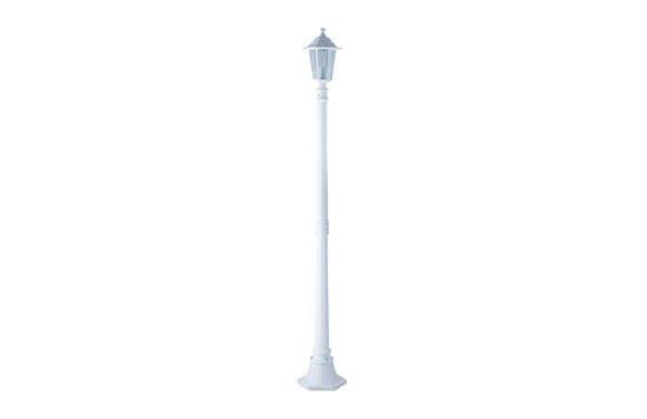 FAROLA ALUMINIO ORLANDO 1,7 M BLANCO