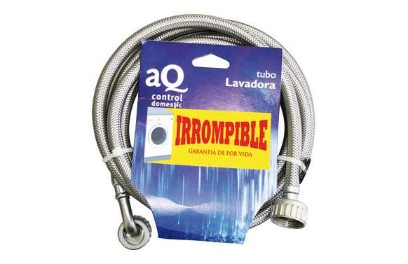 TUBO TRENZADO INOX. ENTRADA LAVADORA 2.0M SOLAPA
