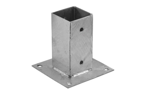 PLETINA CUADRADA BASE PLANA 91X150X150MM