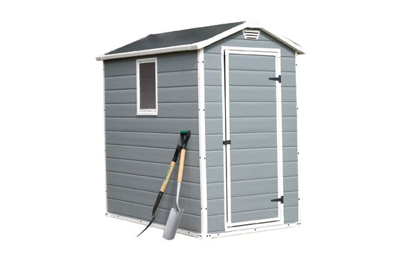 CASETA RESINA MANOR 4X6 S 198X130X193CM GRIS