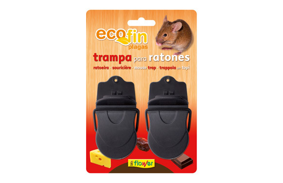 TRAMPA MECANICA ROEDORES RATONES 2UN.