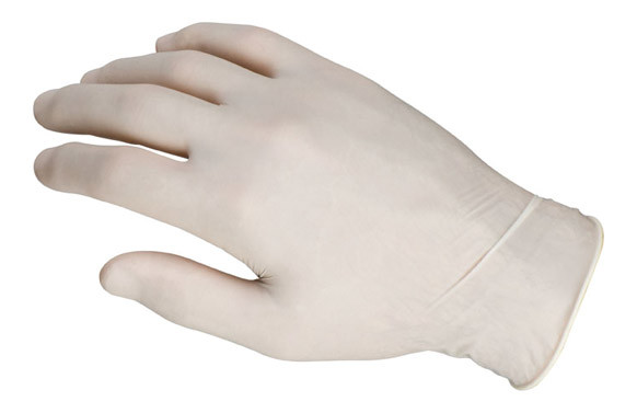 GUANTE LATEX DESECHABLE (PTE.10U) TALLA M-7