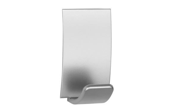 PERCHA ADHESIVO O TORNILLO CROMADO MATE 2086
