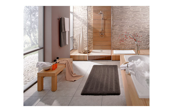 ALFOMBRA BANO ALG. DAKAR 55X65 MARRON