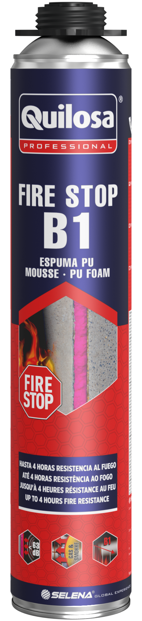 ESPUMA PU ORBAFOAM FIRE STOP PISTOLA 750 ML