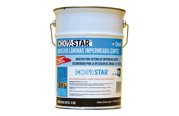 COLA PARA LAMINA IMP.ADHERIBLE 5 KG CHOVASTA