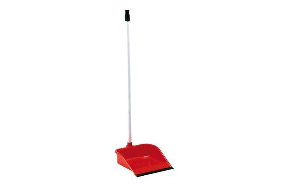 RECOGEDOR CON PERFIL GOMA MANGO MADERA FORRADO