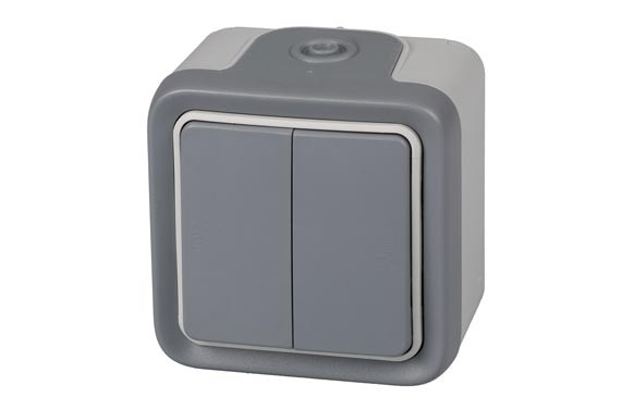 CONMUTADOR DOBLE ESTANCO IP55 PLEXO