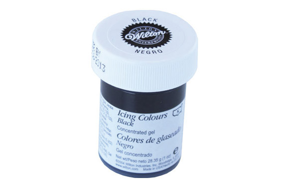 COLORANTE 28GR WILTON EU 610-328/NEGRO