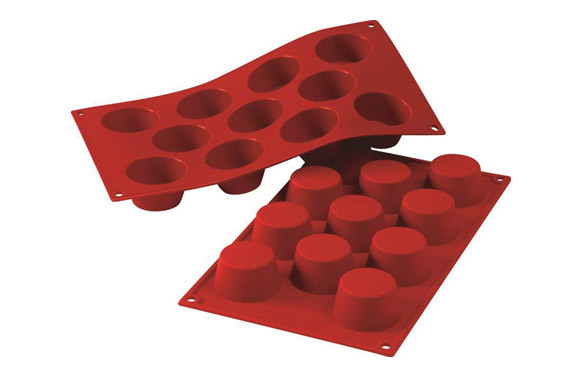 MOLDE MUFFIN SILICONA AMBIT FORMA-11 UNID