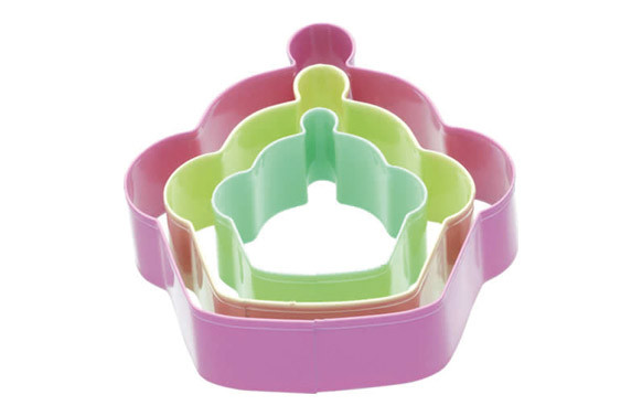 CORTADOR GALLETAS/FONDANT SET3U 8248-CUPCAKE