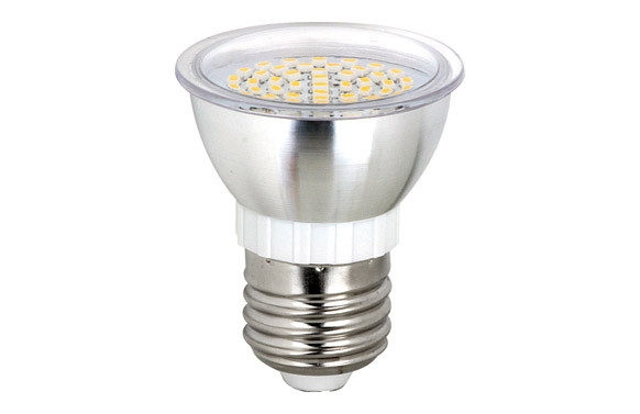 BOMBILLA LED DICROICA SMD ALUM 3,5W-90 E-27 LUZ CALIDA (3500K)