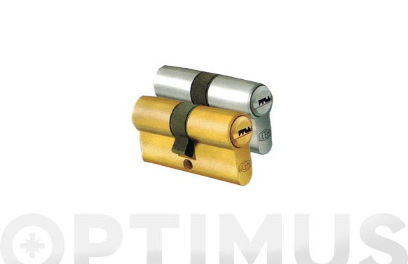 CILINDRO 2000 DOBLE EMBRAGUE NIQUEL LLAVE PUNTOS 33X38