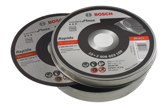 DISCO CORTE INOX (LATA 10 UNIDADES)115X1 MM