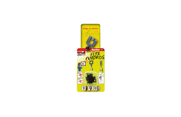 FIJA CUADROS 8 UNIDADES NEGRO