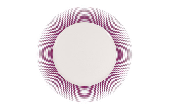 VAJILLA PORCELANA DECORADA 20 PZ 12625-LILA