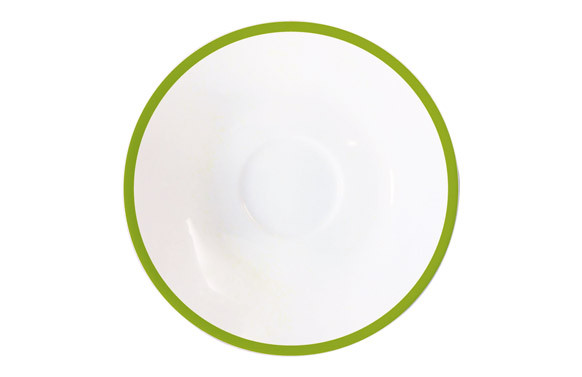 TAZAS CAFE PORCELANA JGO 6U 12625-VERDE