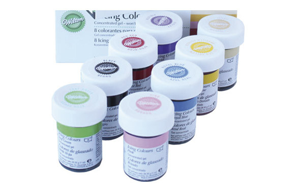 COLORANTE 28GR KIT 8U WILTON SKU 03-610