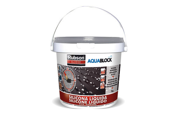 SILICONA LIQUIDA AQUABLOCK SL3000 1 KG GRIS