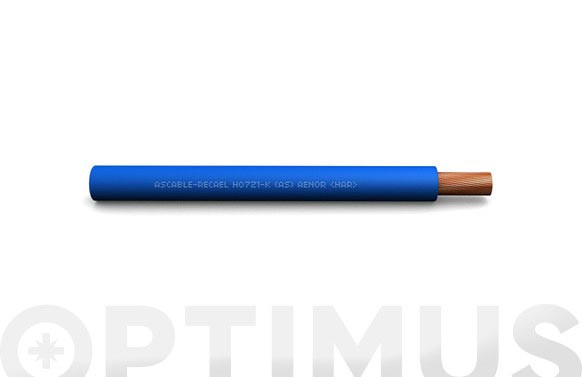 CABLE CONEXION H07Z1-K (AS) 1.5MM2 AM/VD