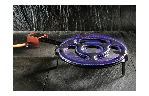 PAELLERO PLANO +GAS BUTANO/PROPANO L70-70CM/46 A 100