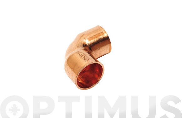 CODO COBRE 90 H-H DIA 15MM 1UD
