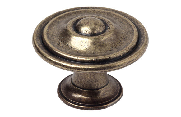 POMO MUEBLE ZAMAK CUERO 35X26MM