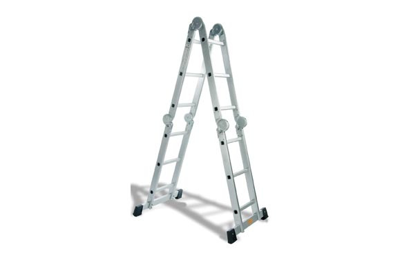 ESCALERA MULTIPOSICION ALUMINIOEMA 3 CON PLATAFORMA