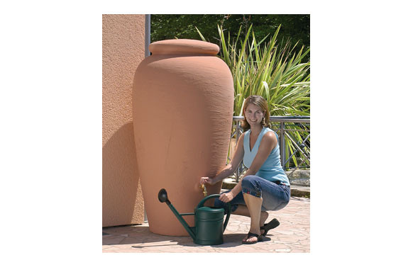 DEPOSITO ANFORA TERRACOTA 500 L. 150 X 79 CM.