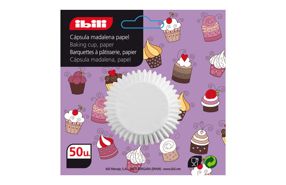 PAPEL MUFFIN BLANCO 50U 7 CM