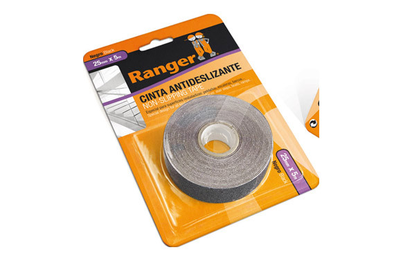 CINTA ANTIDESLIZANTE 25MMX5MT NEGRA