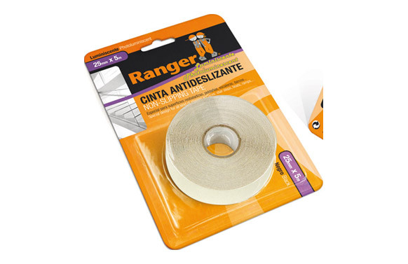 CINTA ANTIDESLIZANTE 25MMX5MT LUMINISCENTE