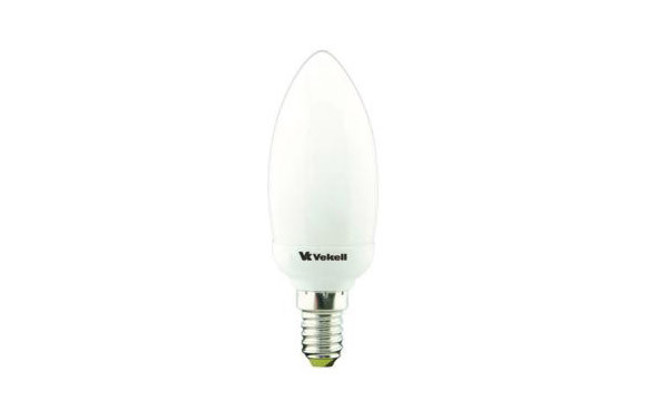 LAMPARA BAJO CONSUMO MICRO VELA 11W E-14 827