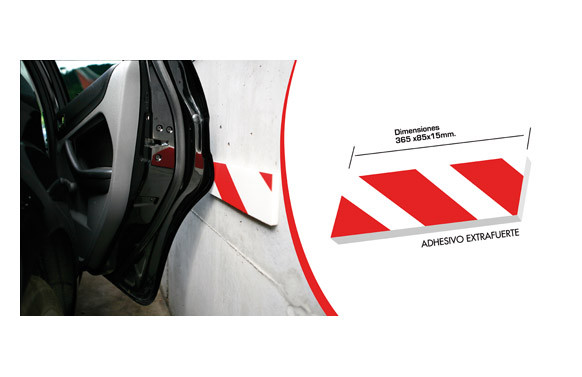 Protector adhesivo para parking